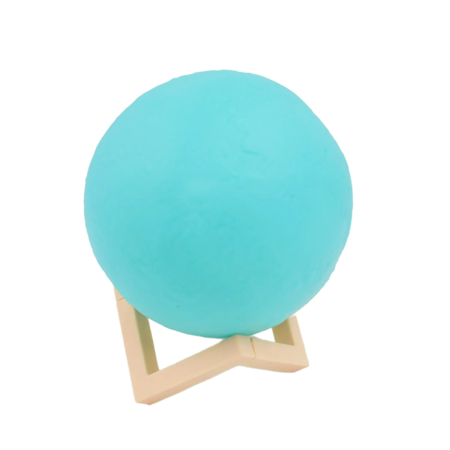 Moon Night Lamp Blue Color with Plastic Stand (15 x12 Cm / 1 Pc) - Image 5