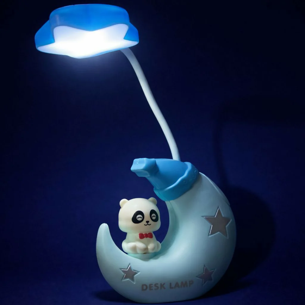 Moon Panda Kids LED Desk Lamp with Adjustable Neck Night Light - Image 2