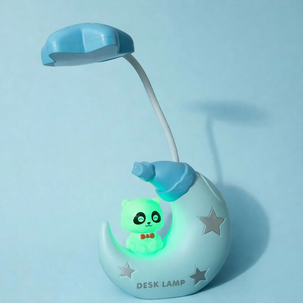 Moon Panda Kids LED Desk Lamp with Adjustable Neck Night Light - Image 3