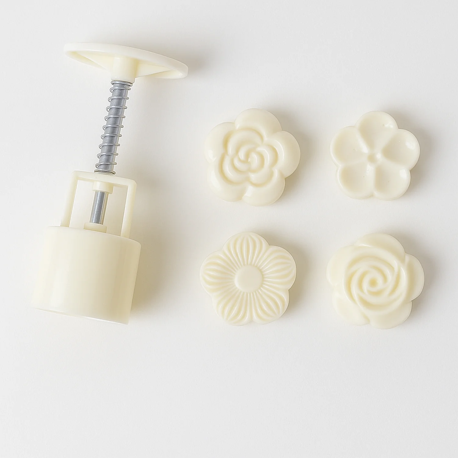 Mooncake Press Mold with 4 Stamps set - Image 5