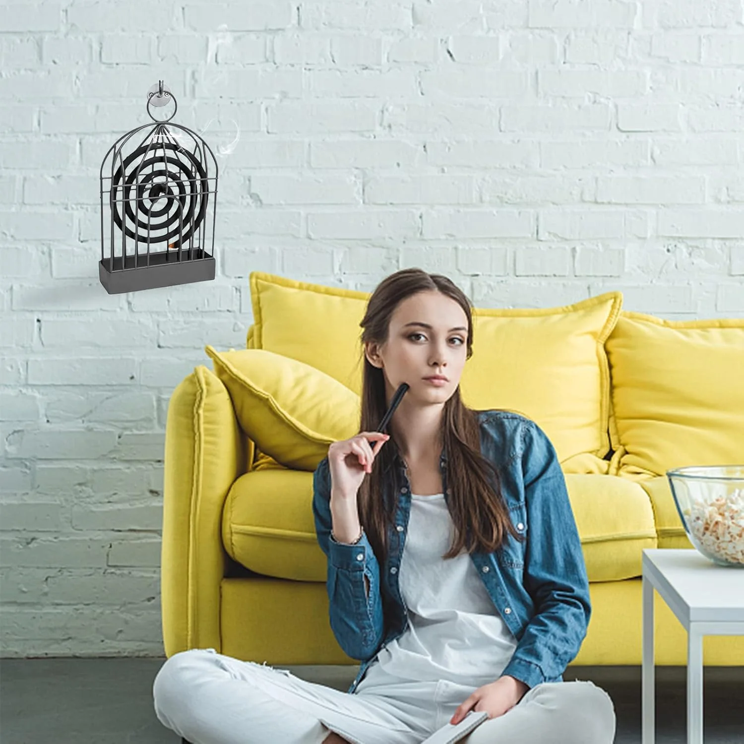Mosquito Coil Holder, Vintage Style Durable Household Mosquito coil Stand Office Home - Image 11