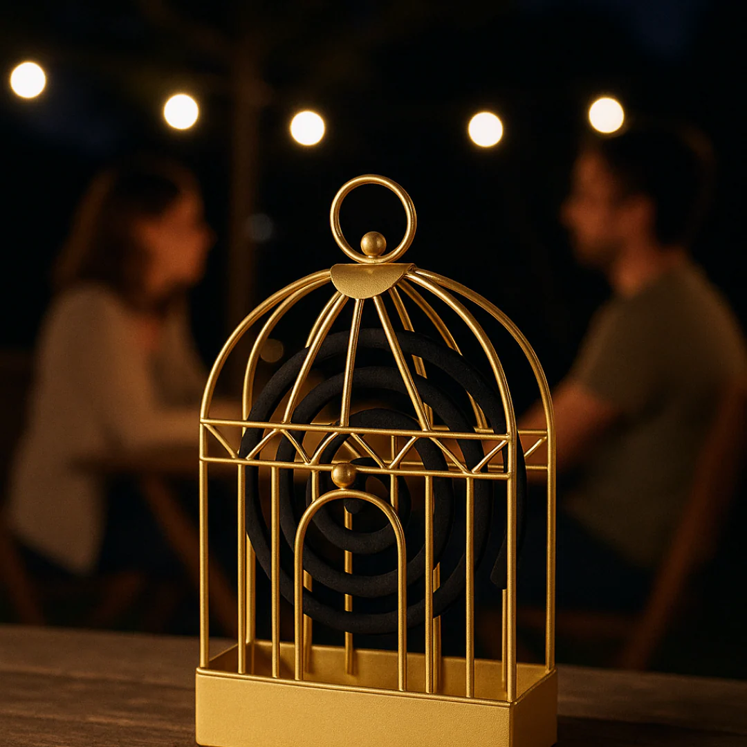 Mosquito Coil Holder, Vintage Style Durable Household Mosquito coil Stand Office Home - Image 5