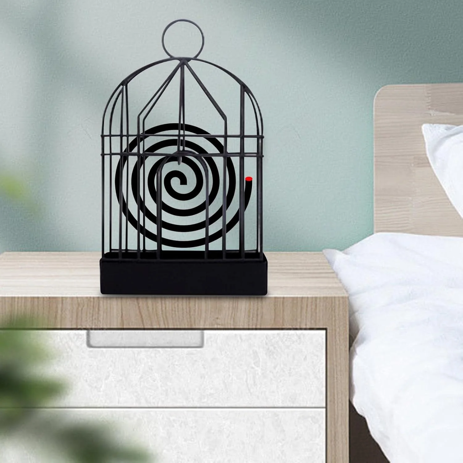 Mosquito Coil Holder, Vintage Style Durable Household Mosquito coil Stand Office Home - Image 8