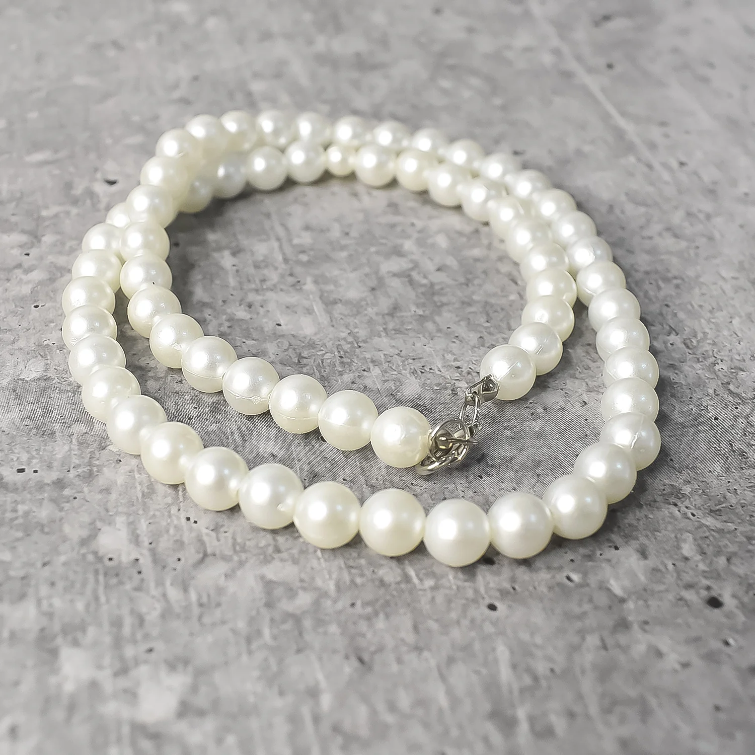 Motimala White Pearl Bead single and Double line Mala for Women and Girls - Image 3