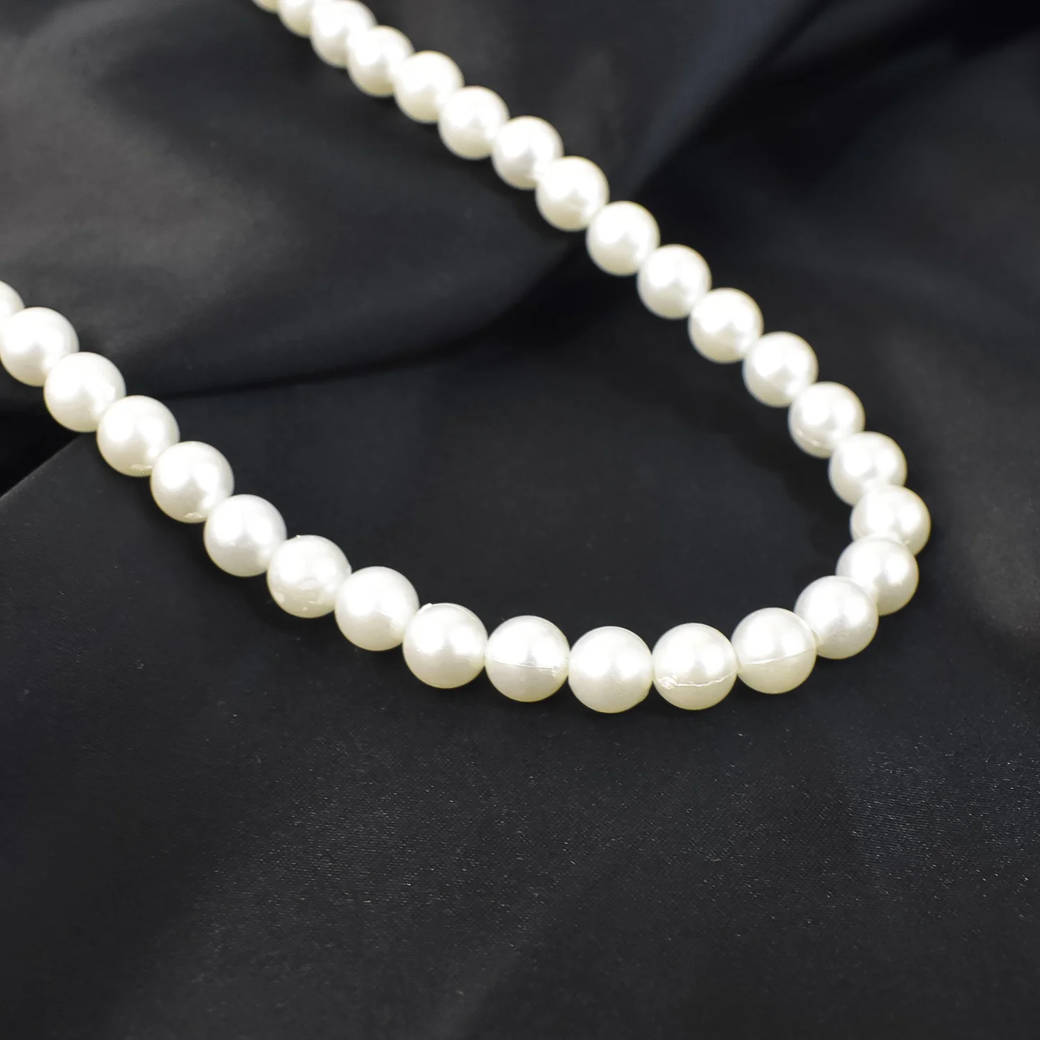 Motimala White Pearl Bead single and Double line Mala for Women and Girls - Image 5