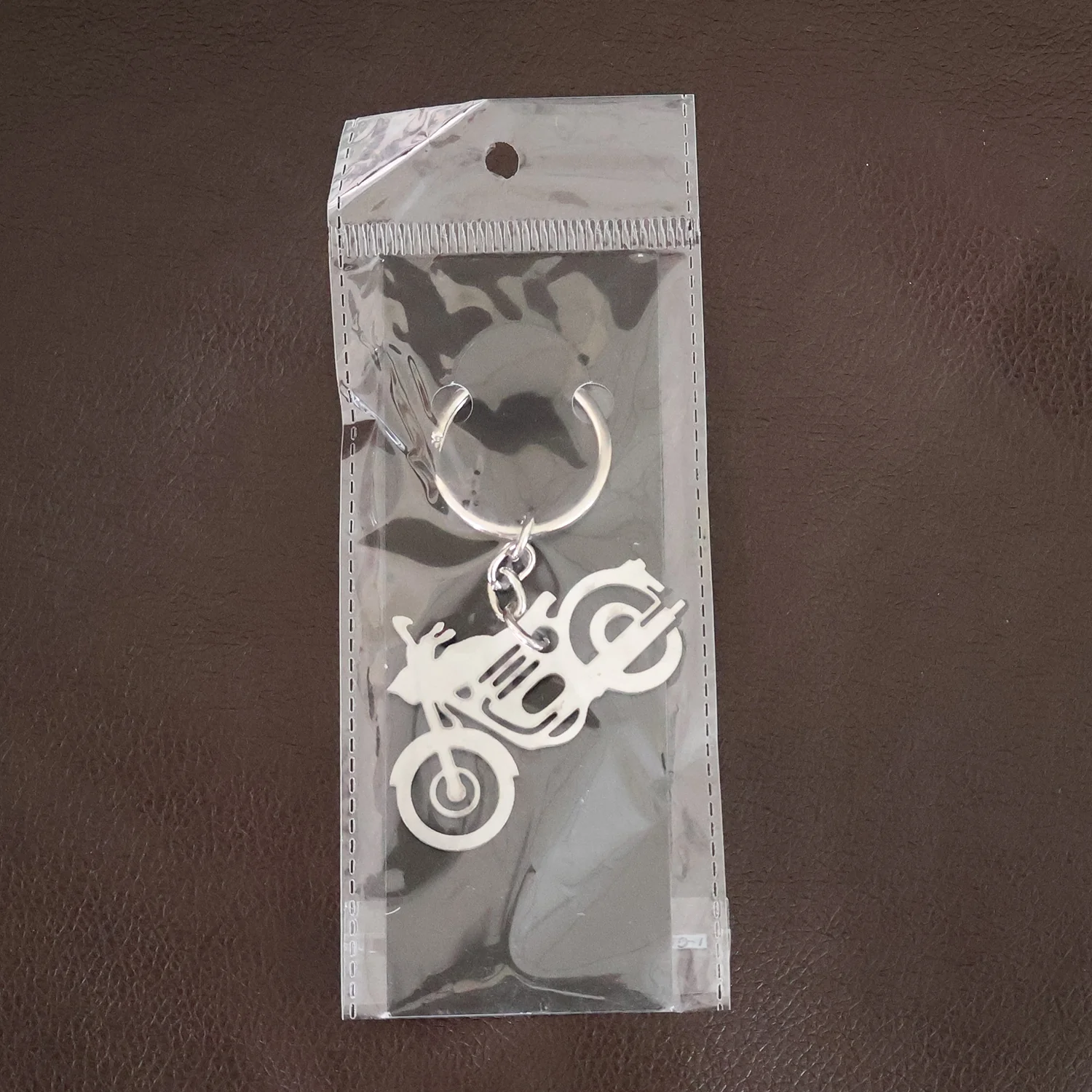 Motorcycle Silhouette Metal Keychain - (1 Pc) - Image 8