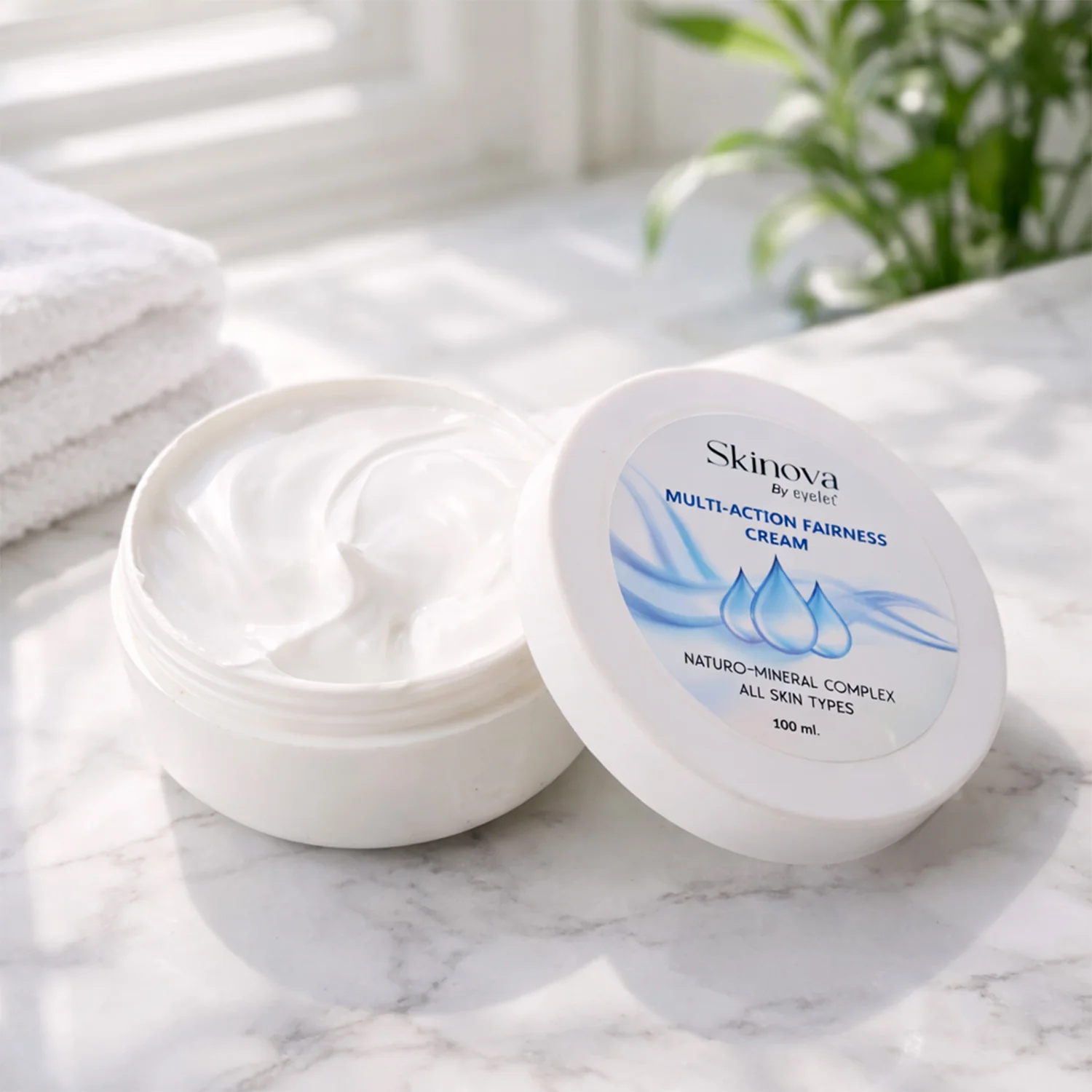 Eyelet Multi-Action Fairness Cream Hydration  Suitable for All Skin Types (100gm) - Image 3