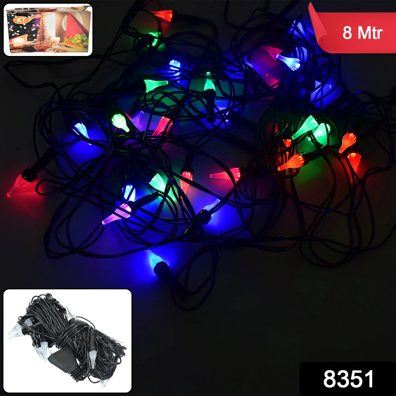 Multi-Color Decorative LED String Light  (8 Meter) - Image 2