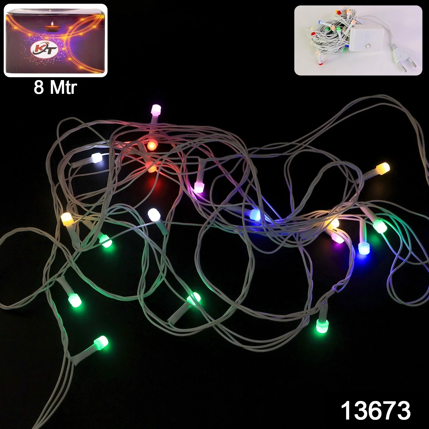 Multi-Color LED Decorative String Light (8 Meter) - Image 2