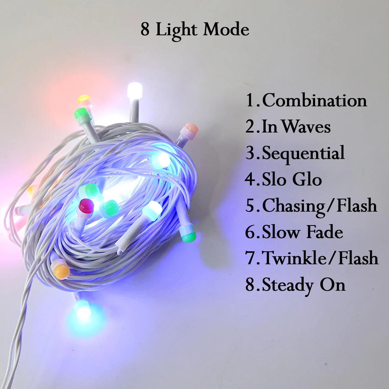 Multi-Color LED Decorative String Light (8 Meter) - Image 4
