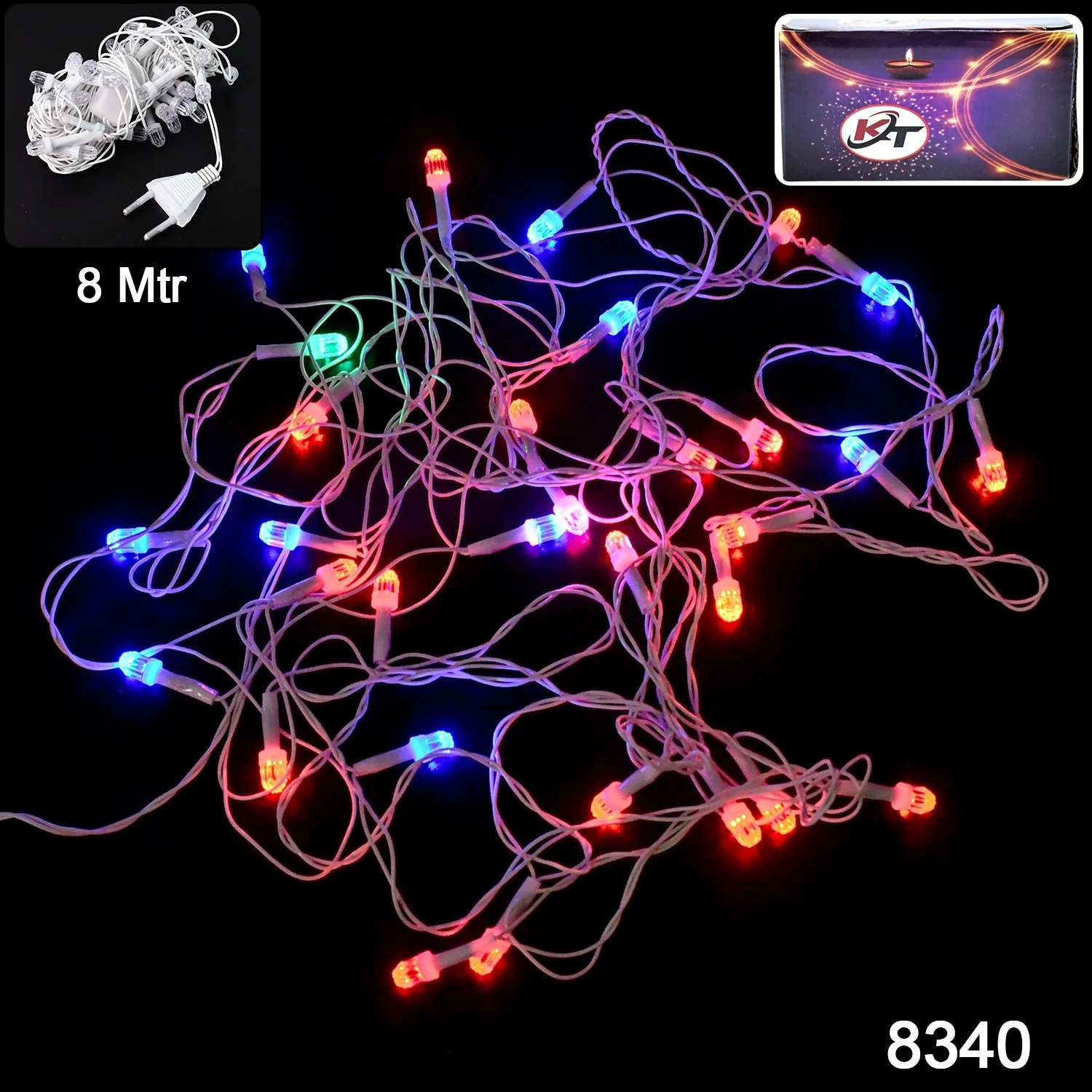 Multi-Color LED Decorative String Light (8 Meter) - Image 2