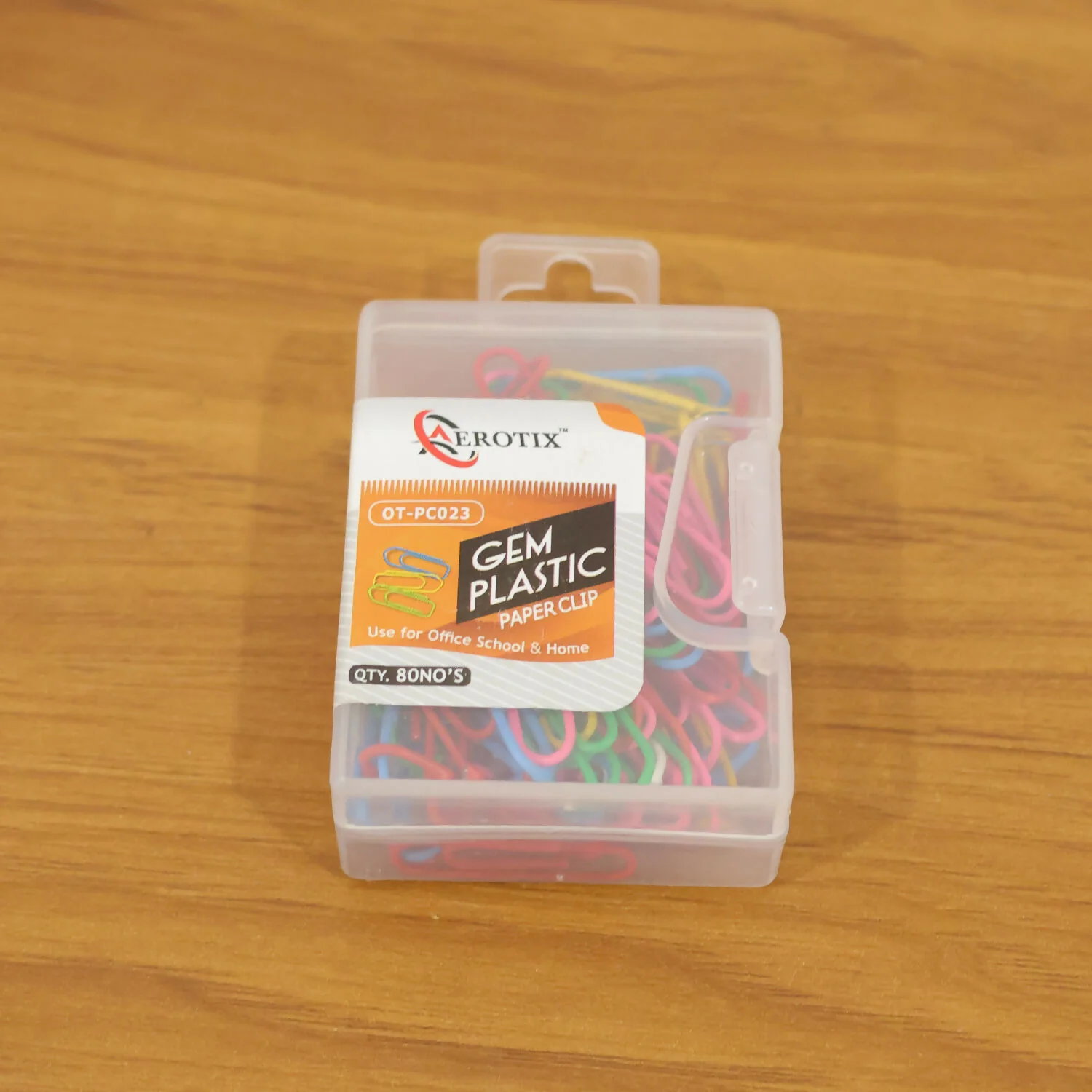 Multi-Color Vinyl Coated Metal Paper Clips Use for Office, School & Home (80 No’s) - Image 8