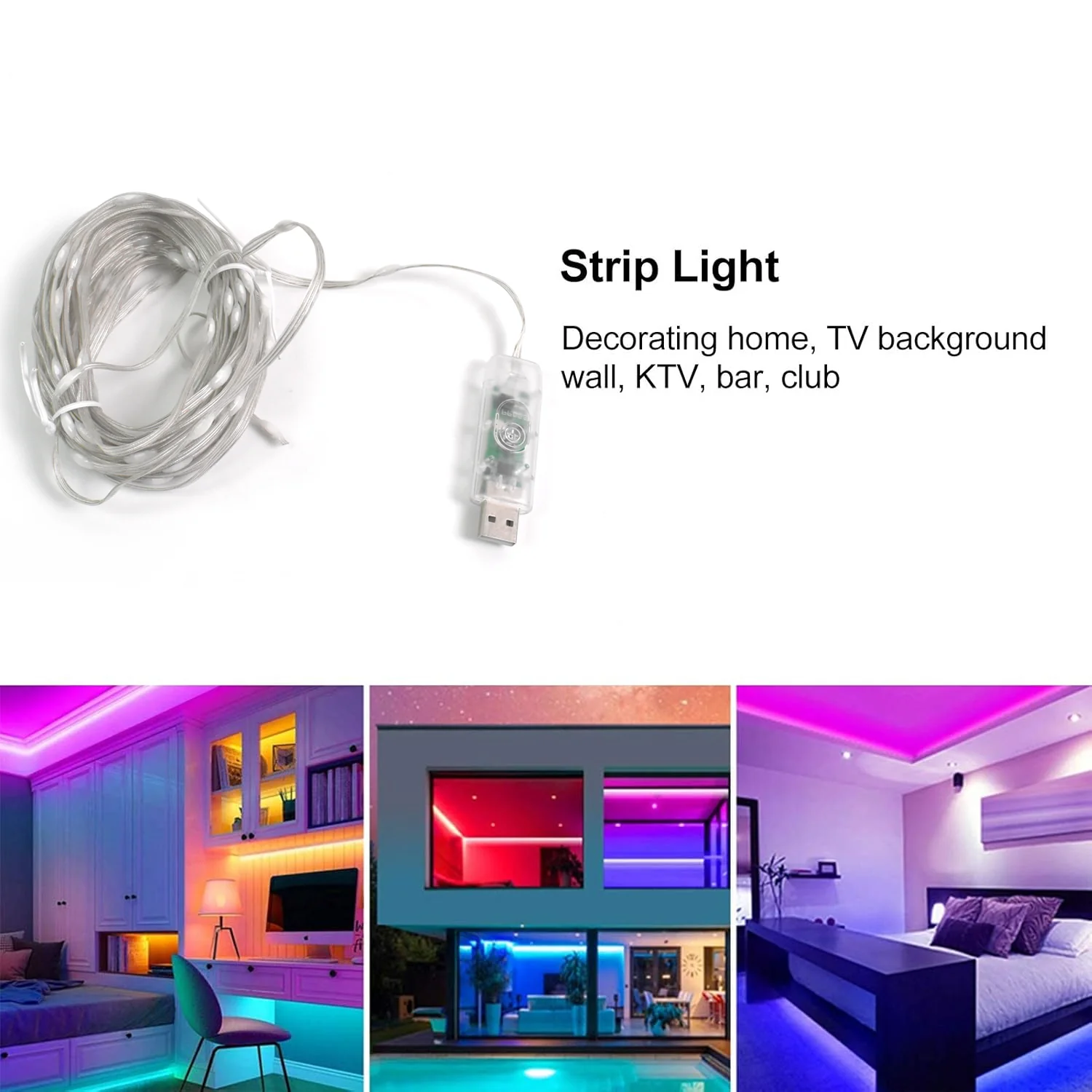 Multi Coloured 30M RGB LED Strip Lights (1 Pc / Loose) - Image 4