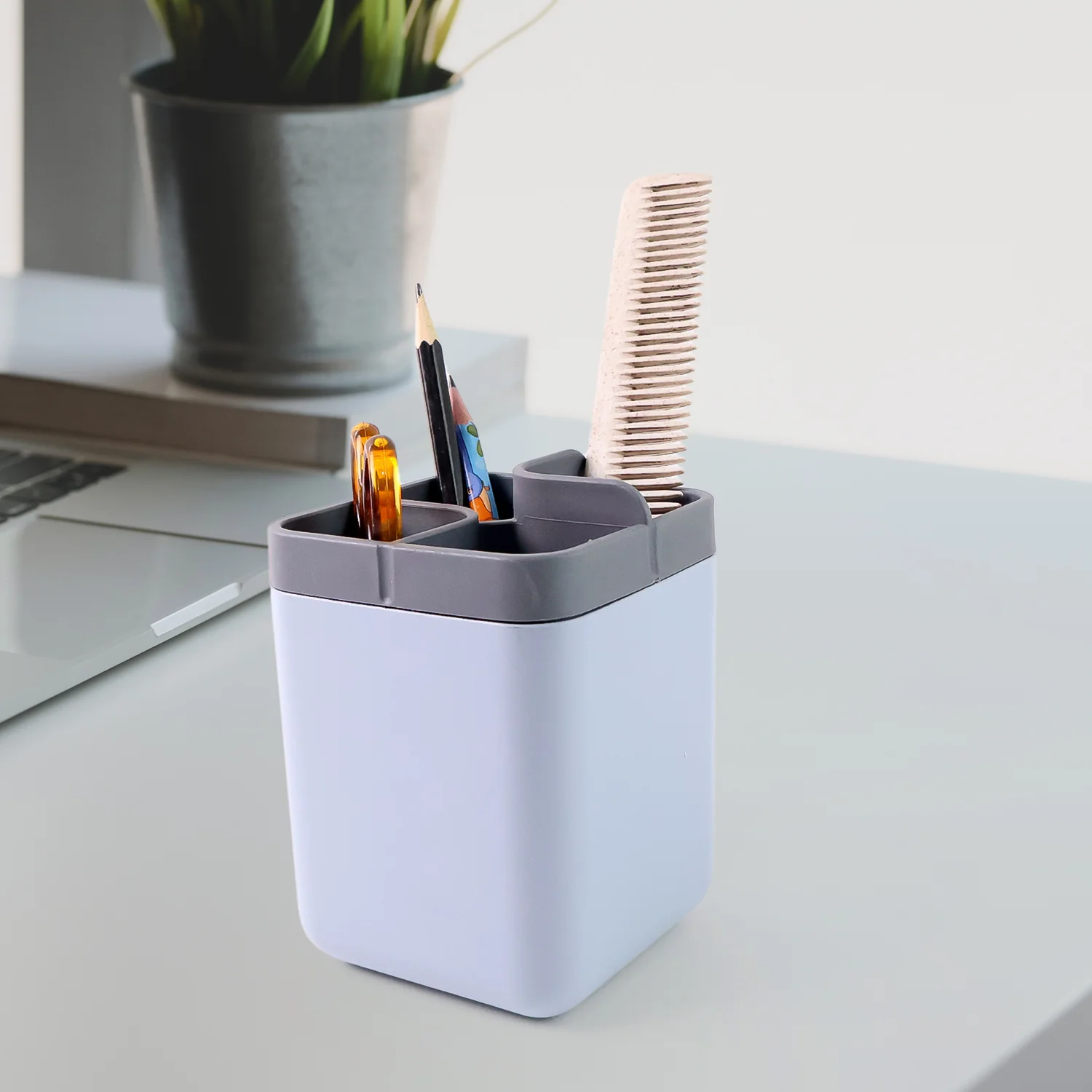 Supermom Multi-Compartment Desk Organizer Utility Holder (1 Pc) - Image 3