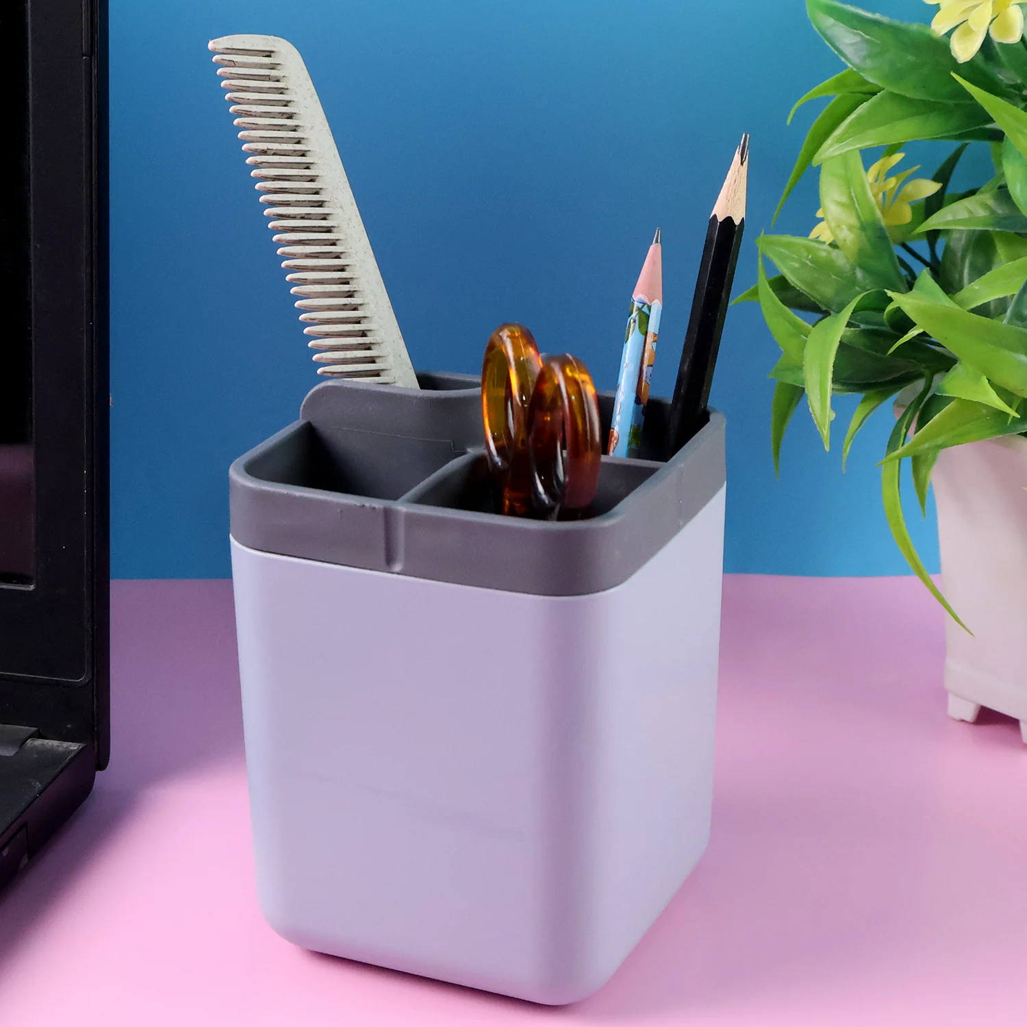 Supermom Multi-Compartment Desk Organizer Utility Holder (1 Pc) - Image 7