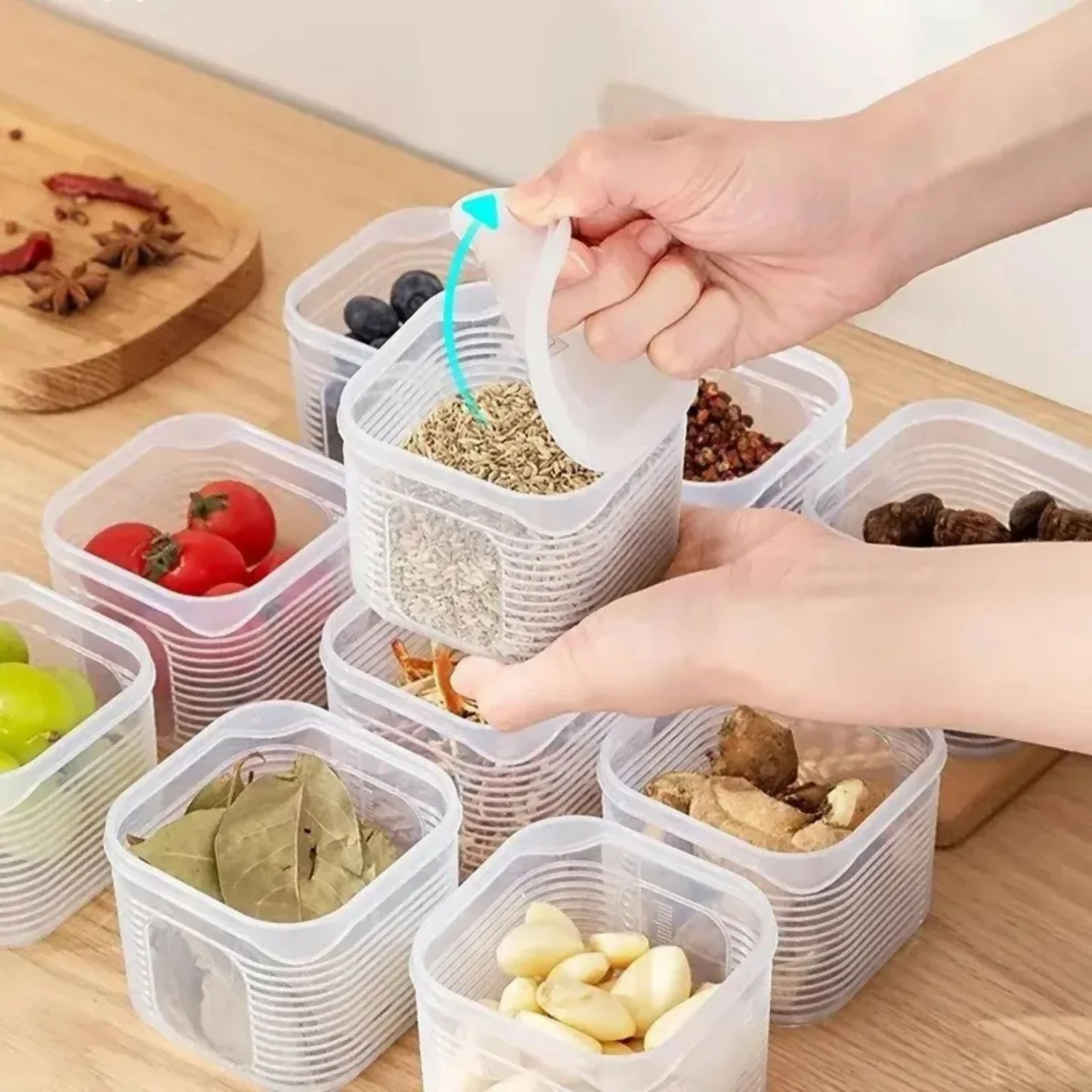 Multi-Compartment Fresh Storage Container with lid - Image 5