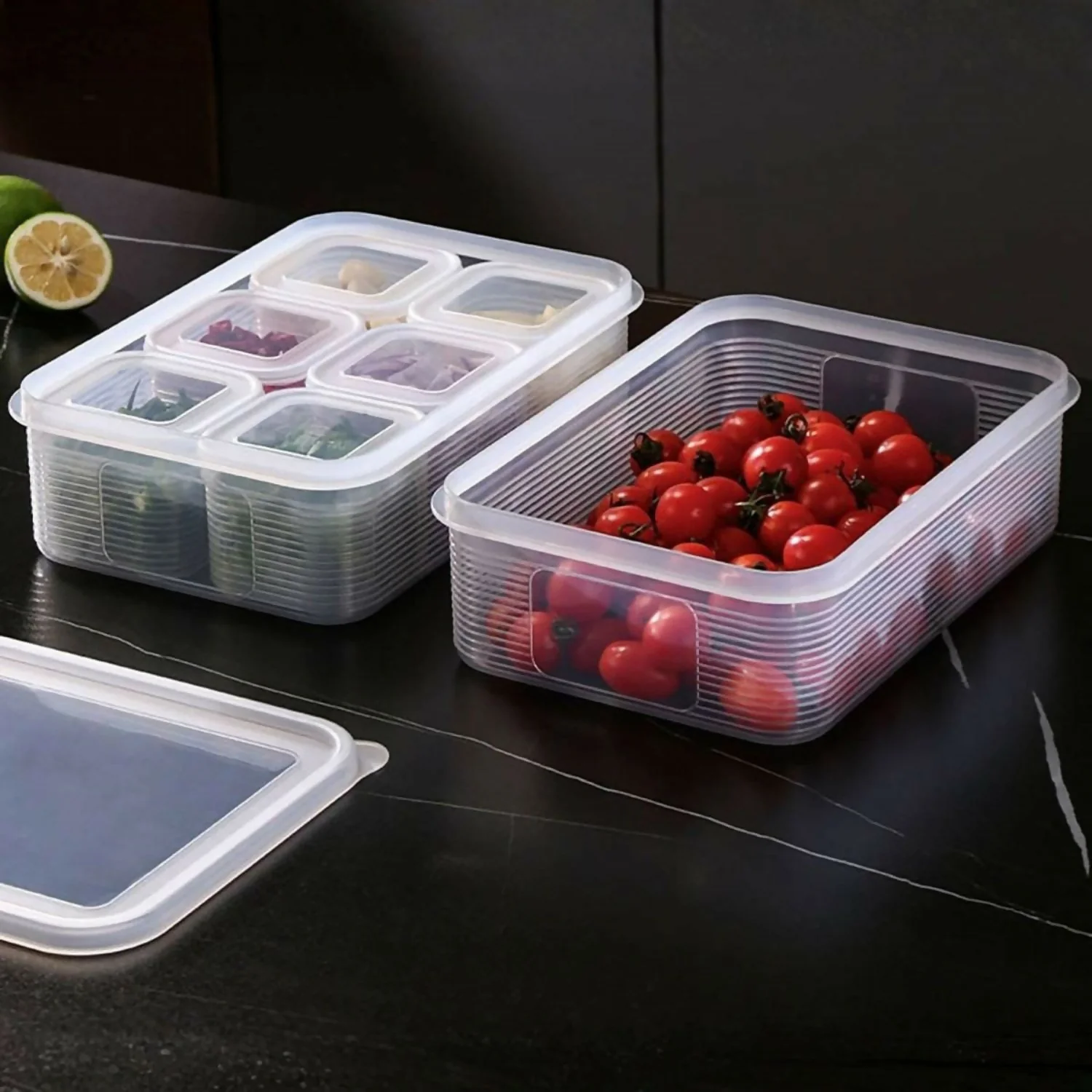 Multi-Compartment Fresh Storage Container with lid - Image 7