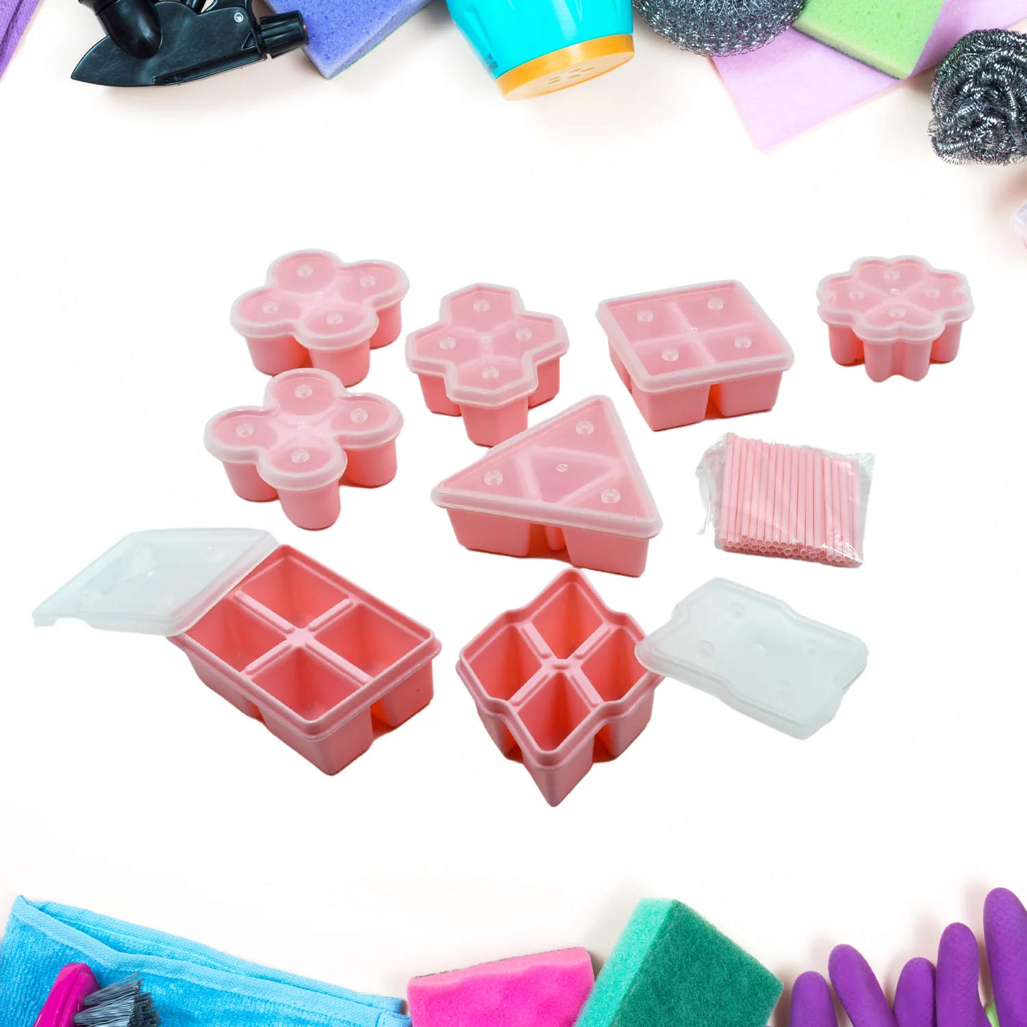 Multi Design Ice Mold Set (8 Pcs Set) - Image 3