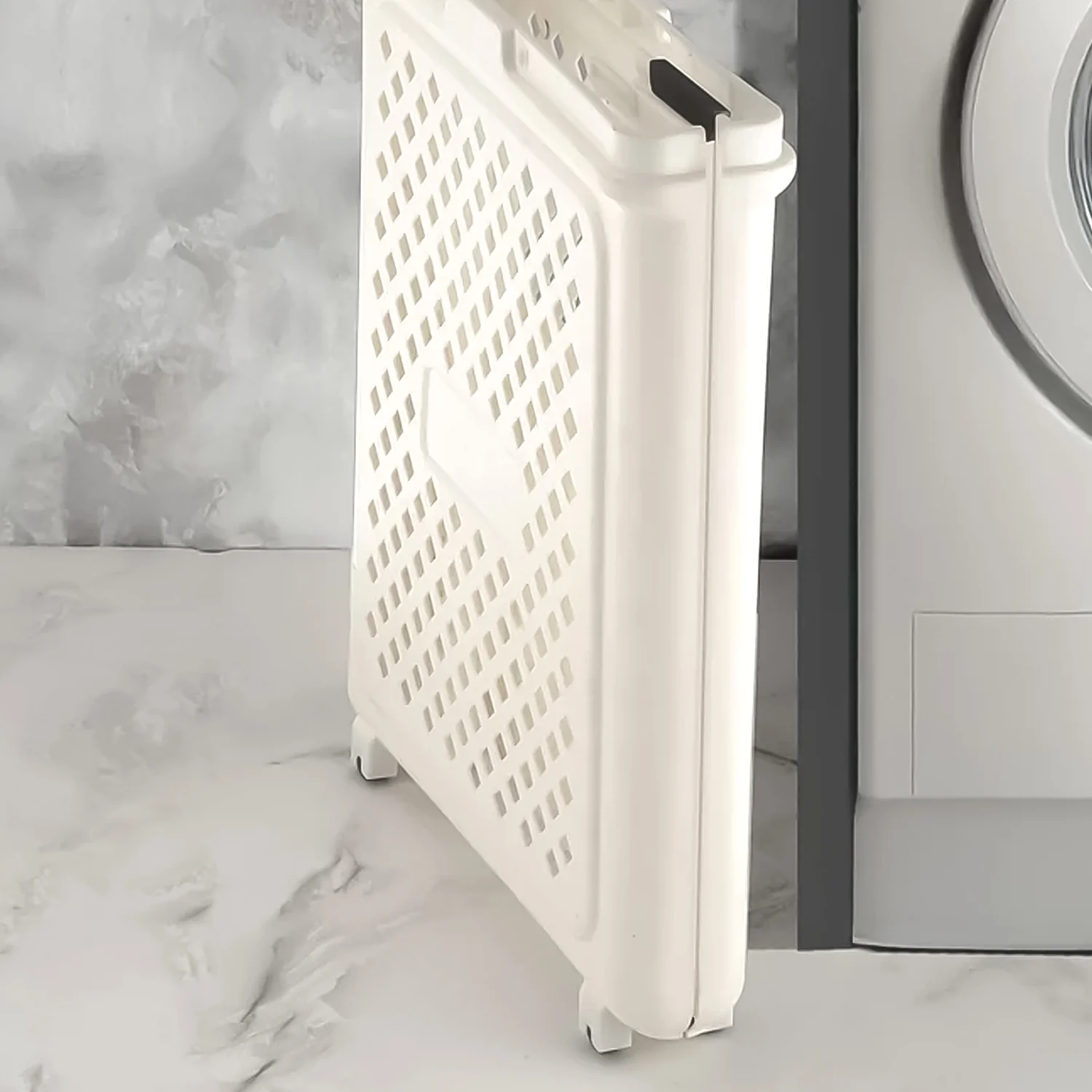 Multipurpose Foldable Laundry Basket with Wheels - Image 3