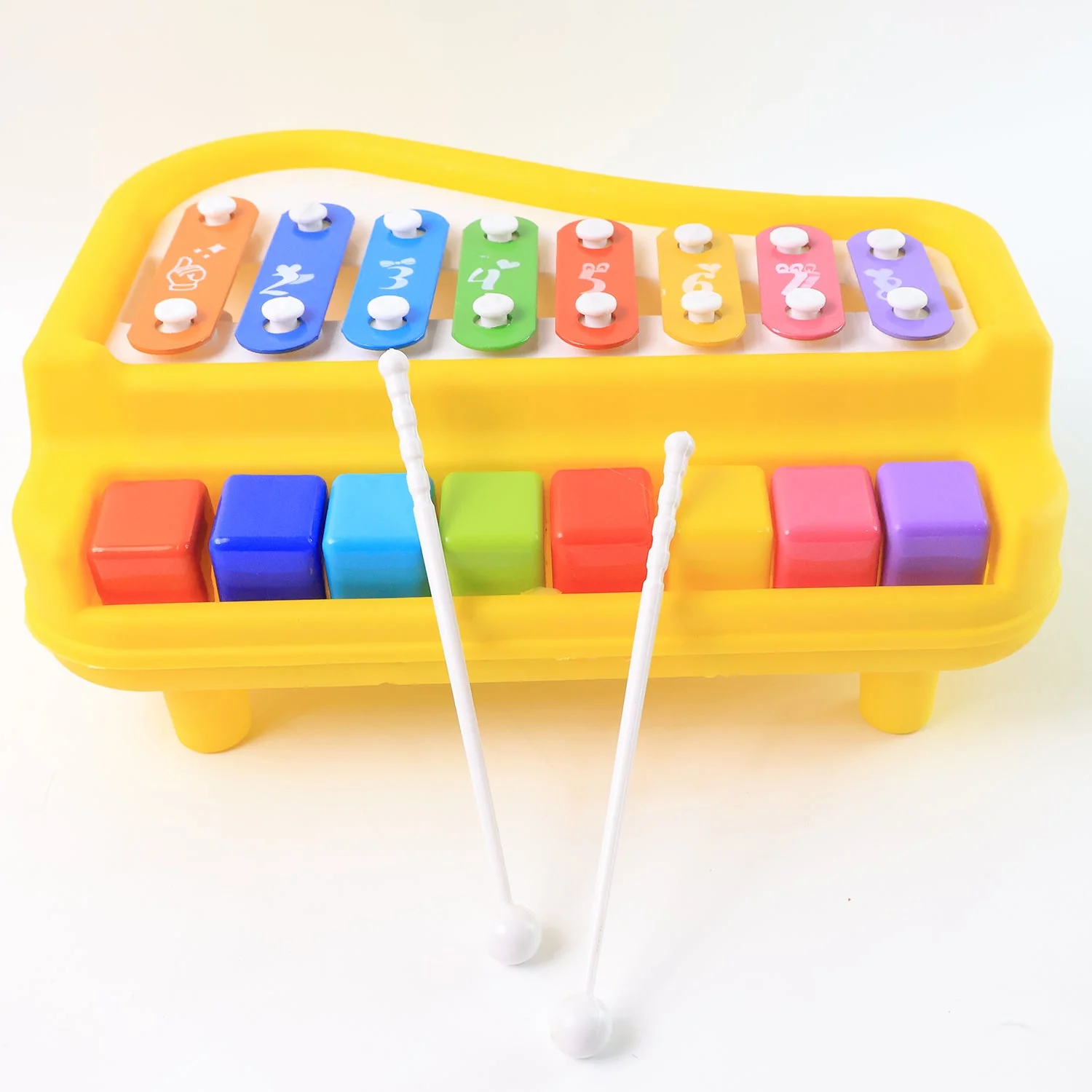 Multi-Function Baby Musical Toy Piano with Xylophone (1 Pc) - Image 5