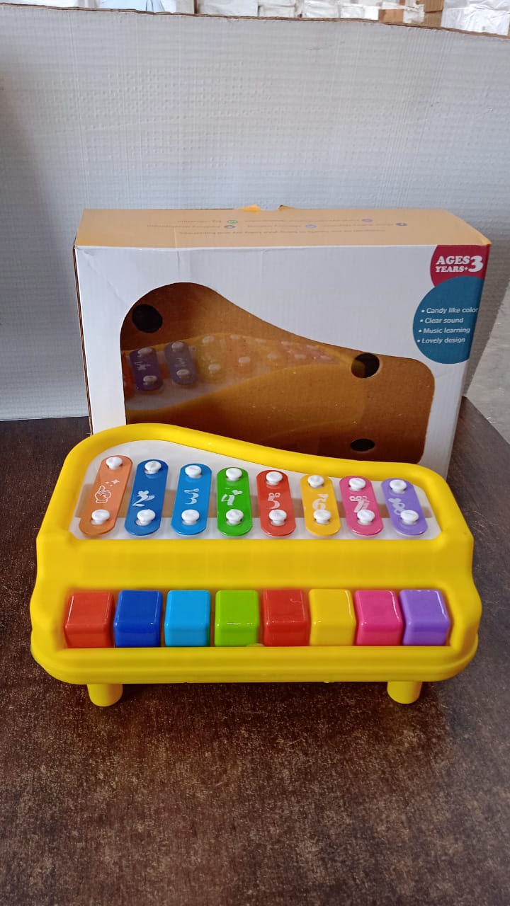 Multi-Function Baby Musical Toy Piano with Xylophone (1 Pc) - Image 7