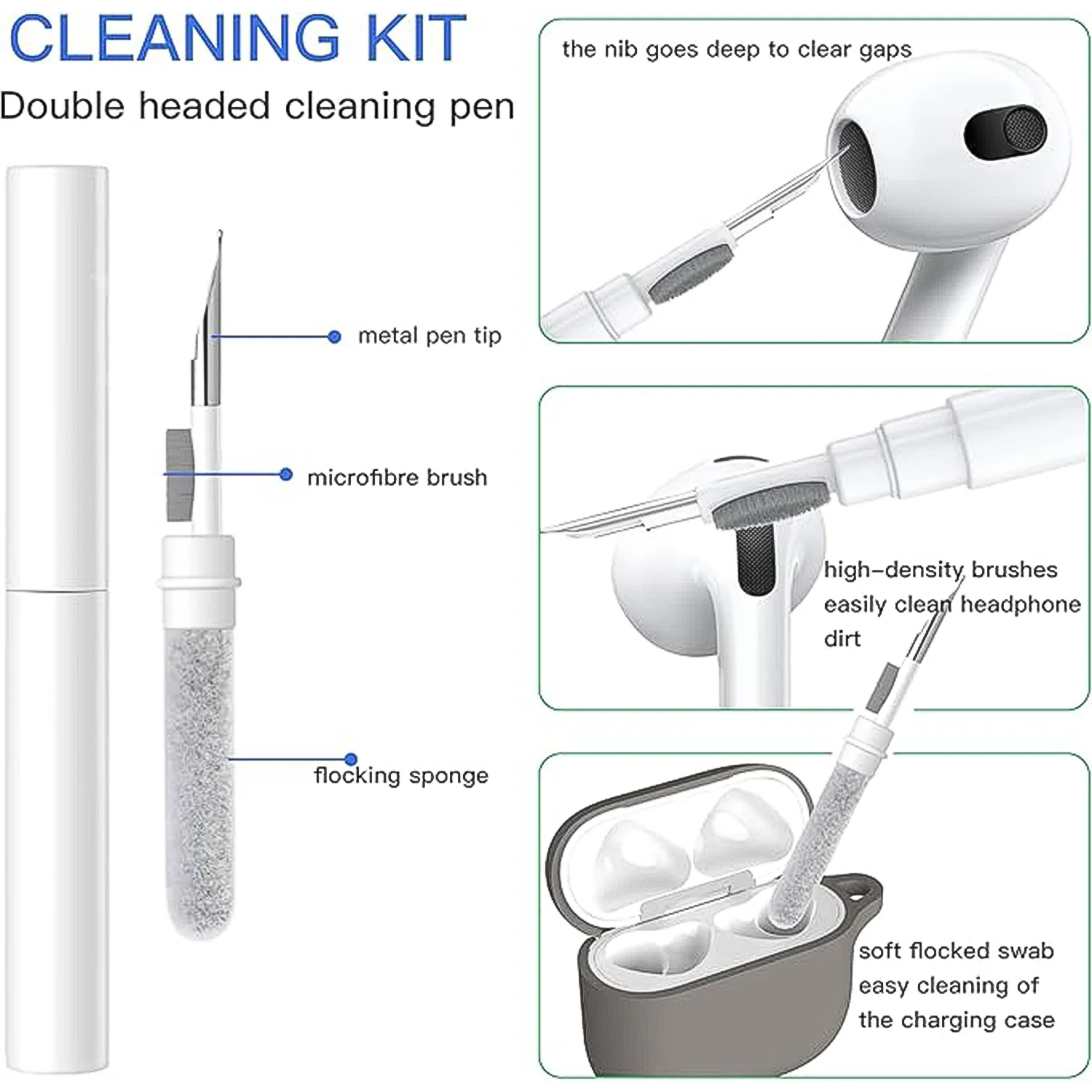 Multi-Function Cleaning Pen (3 in 1) - Image 7