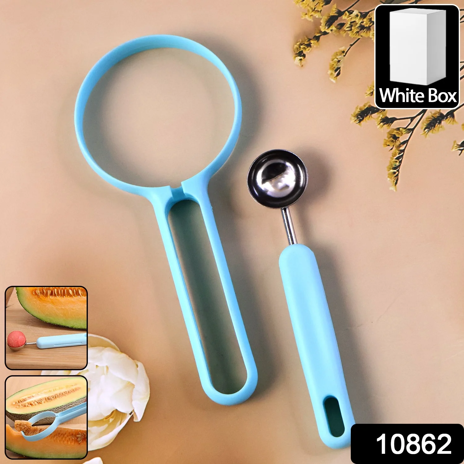 Multi-Function Melon Baller and Fruit Cutter Set - Image 2