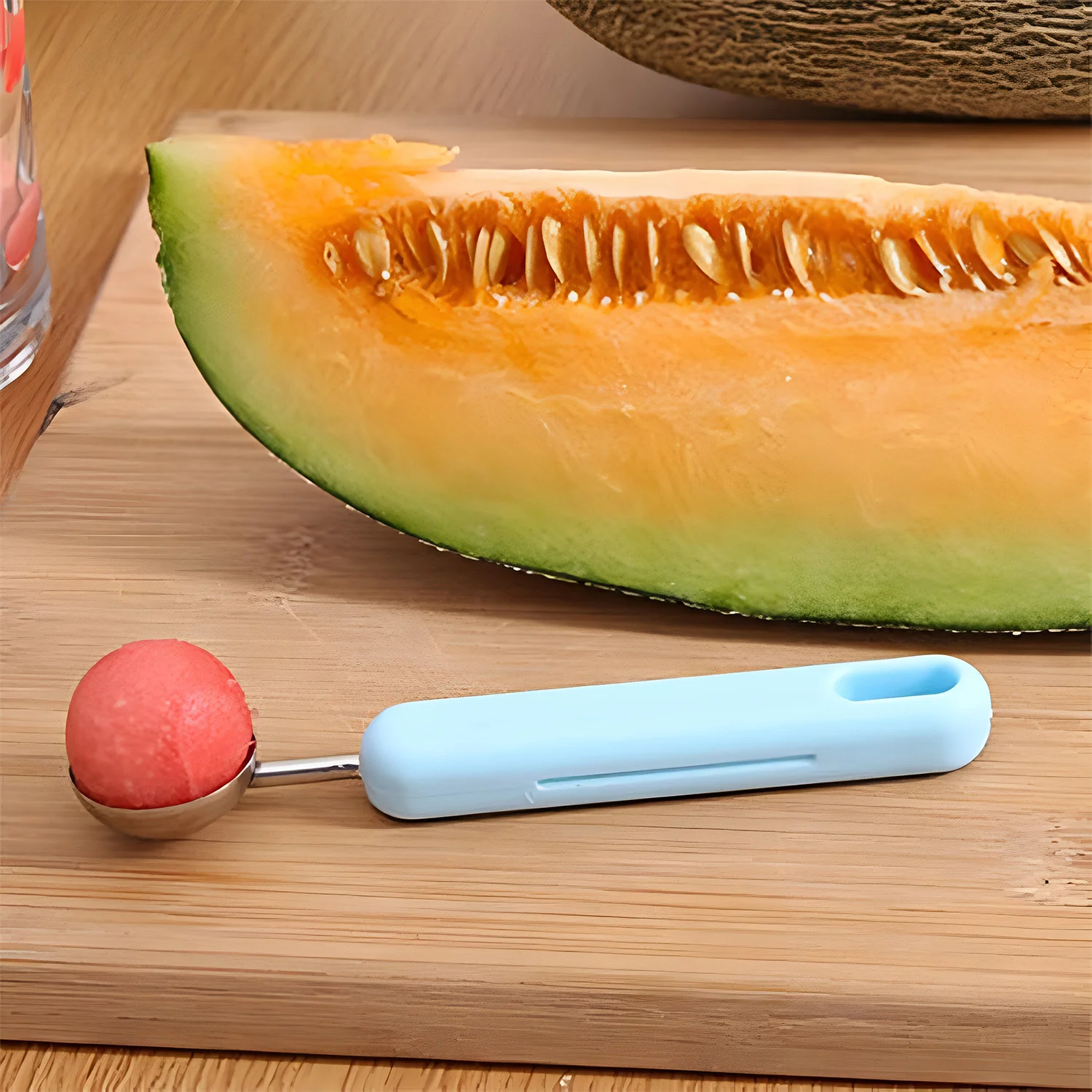 Multi-Function Melon Baller and Fruit Cutter Set - Image 3
