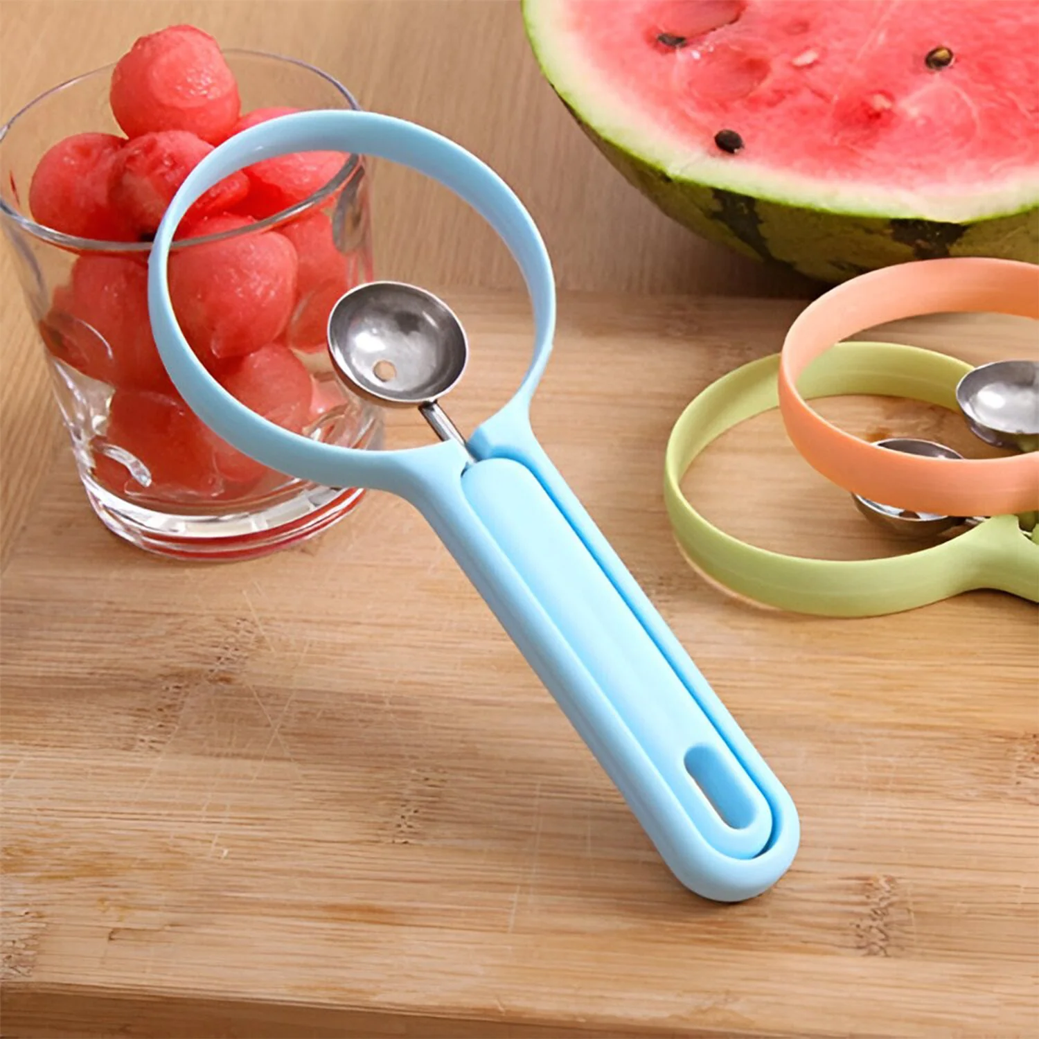Multi-Function Melon Baller and Fruit Cutter Set - Image 7