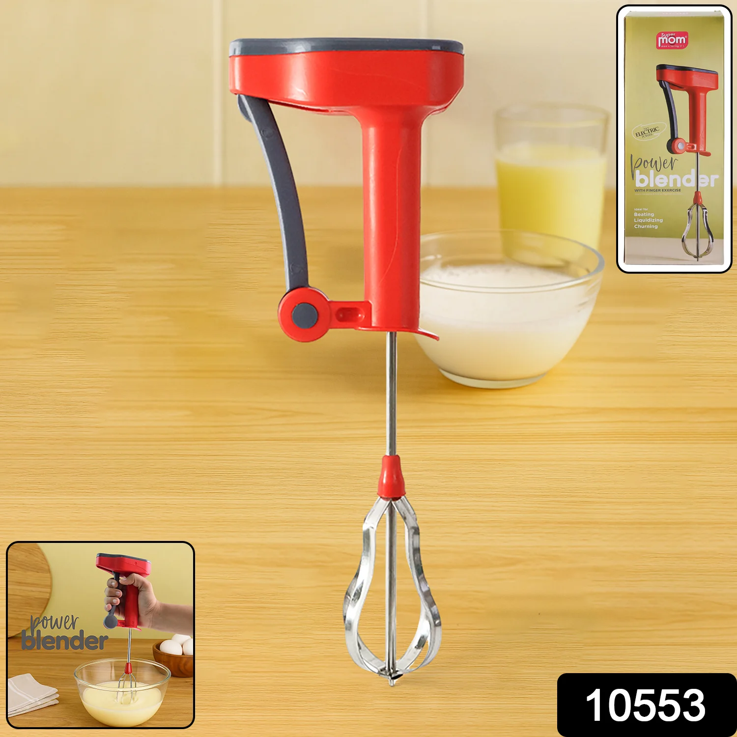 Supermom Multi-Function Power Blender for Beating, Liquidizing, and Churning - Image 2