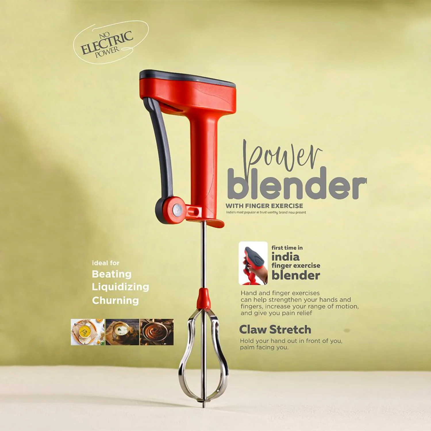 Supermom Multi-Function Power Blender for Beating, Liquidizing, and Churning - Image 3