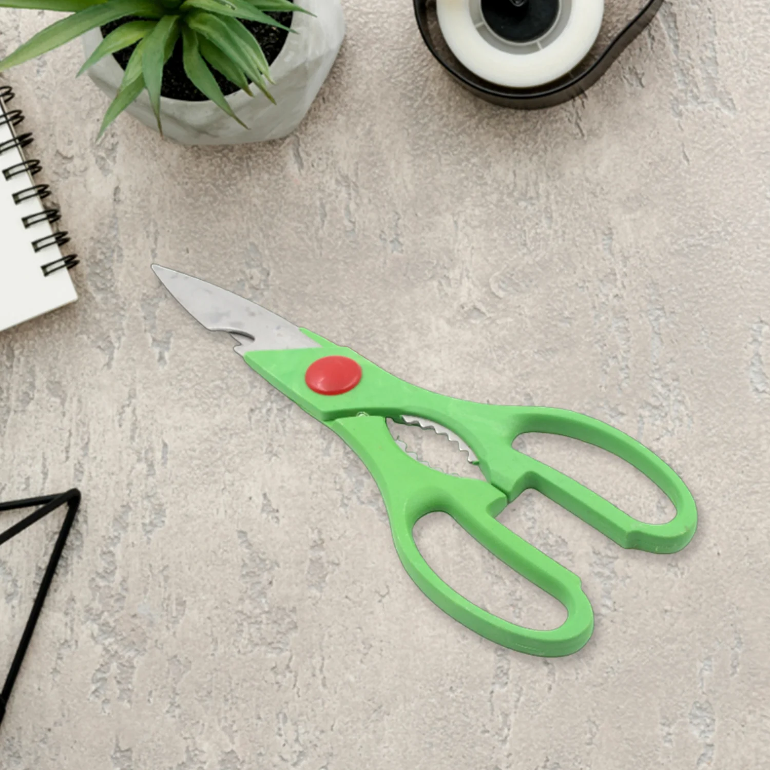 Multi-Function Kitchen Scissors for Veggies, Meat & Seafood with Bottle Opener - Image 4