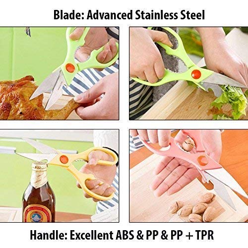 Multi-Function Kitchen Scissors for Veggies, Meat & Seafood with Bottle Opener - Image 6