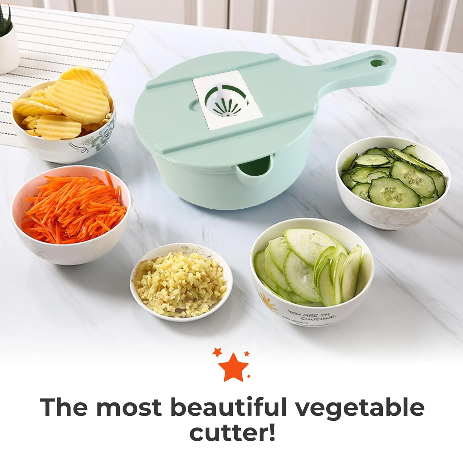 Multi-Function Vegetable Cutter & Grater Set - Image 6