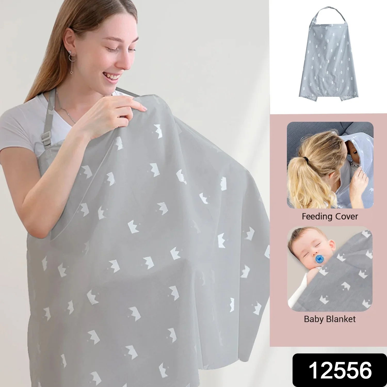 Multi-Functional Baby Nursing Cover (1 Pc) - Image 2