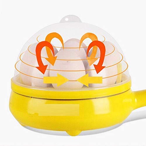 Multi-functional Electric 2-in-1 Egg Frying Pan with Boiler & Measuring Cup - Image 4