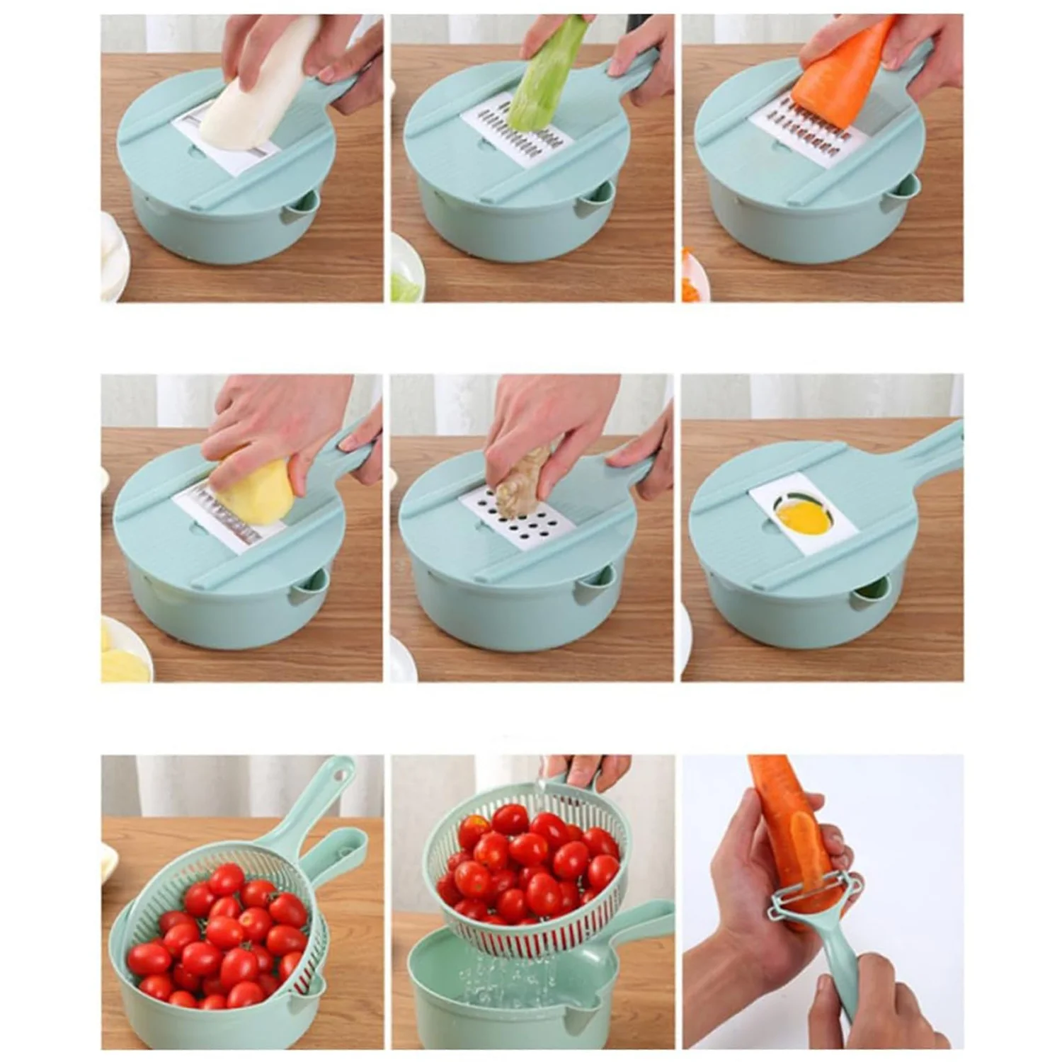 Multi Functional Kitchen Vegetable Slicer Set - Image 10