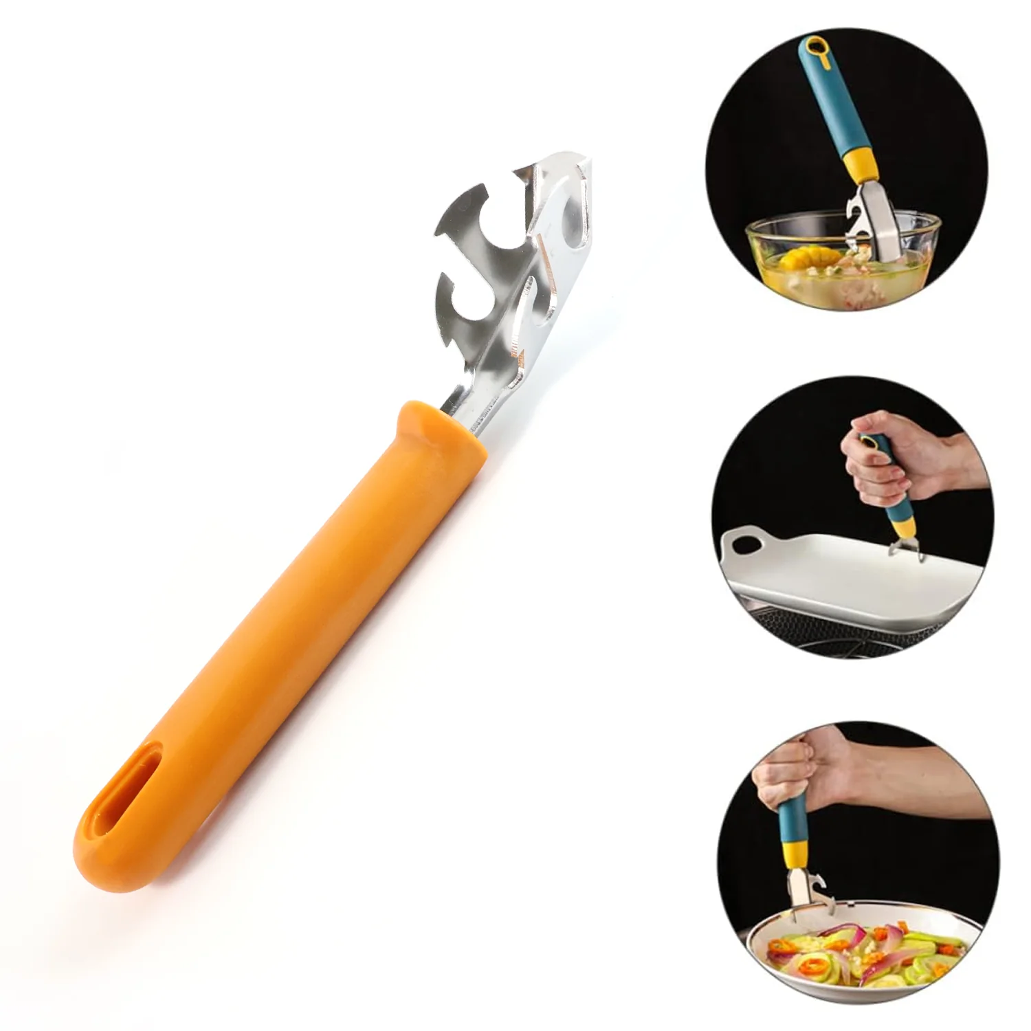 Multi-Functional Stainless Steel Hot Pot Gripper Clamp & Pan Lifter Tool (1 Pc) - Image 3