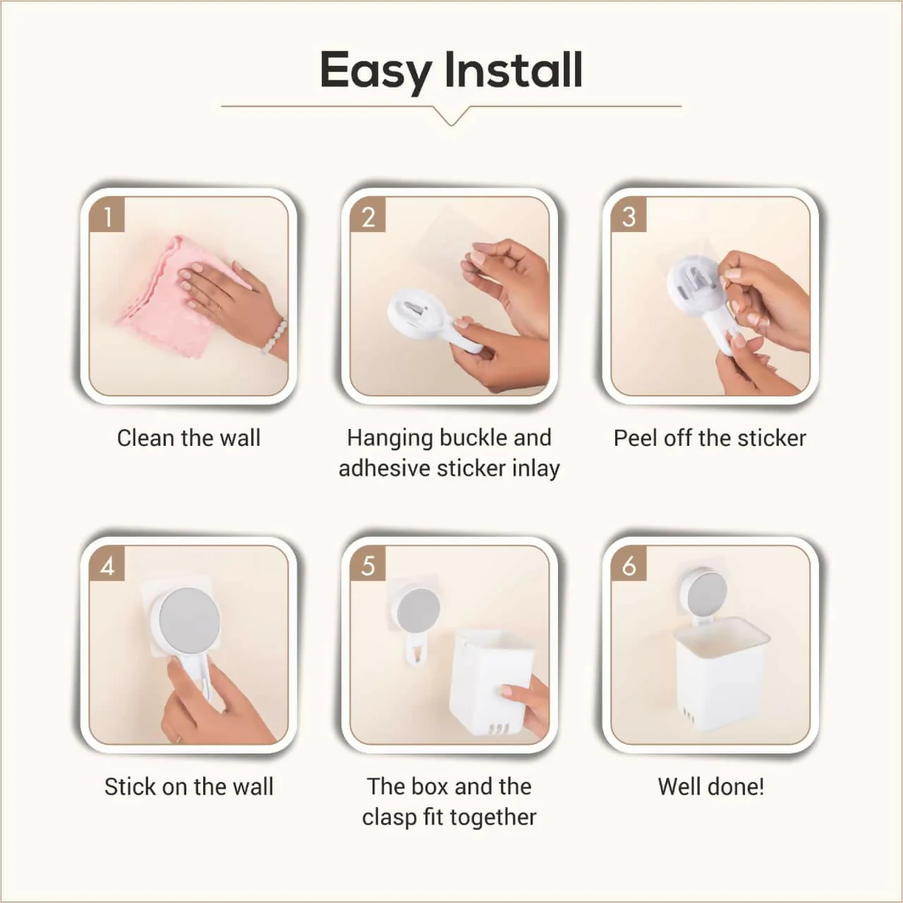 MULTI GRIP TOOTHBRUSH HOLDER pack of 2 - Image 3
