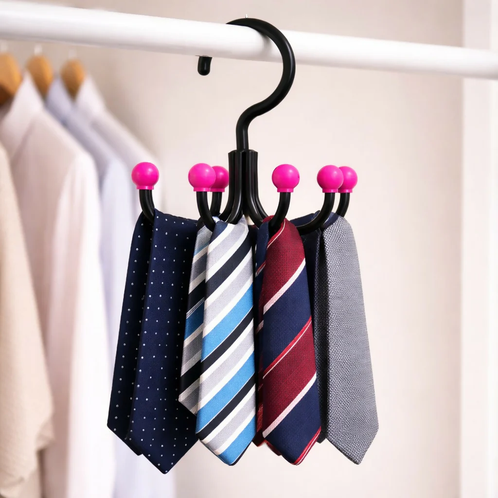 Multi Hook Hanging Organizer Rack for Keys, Accessories & Essentials - Image 2