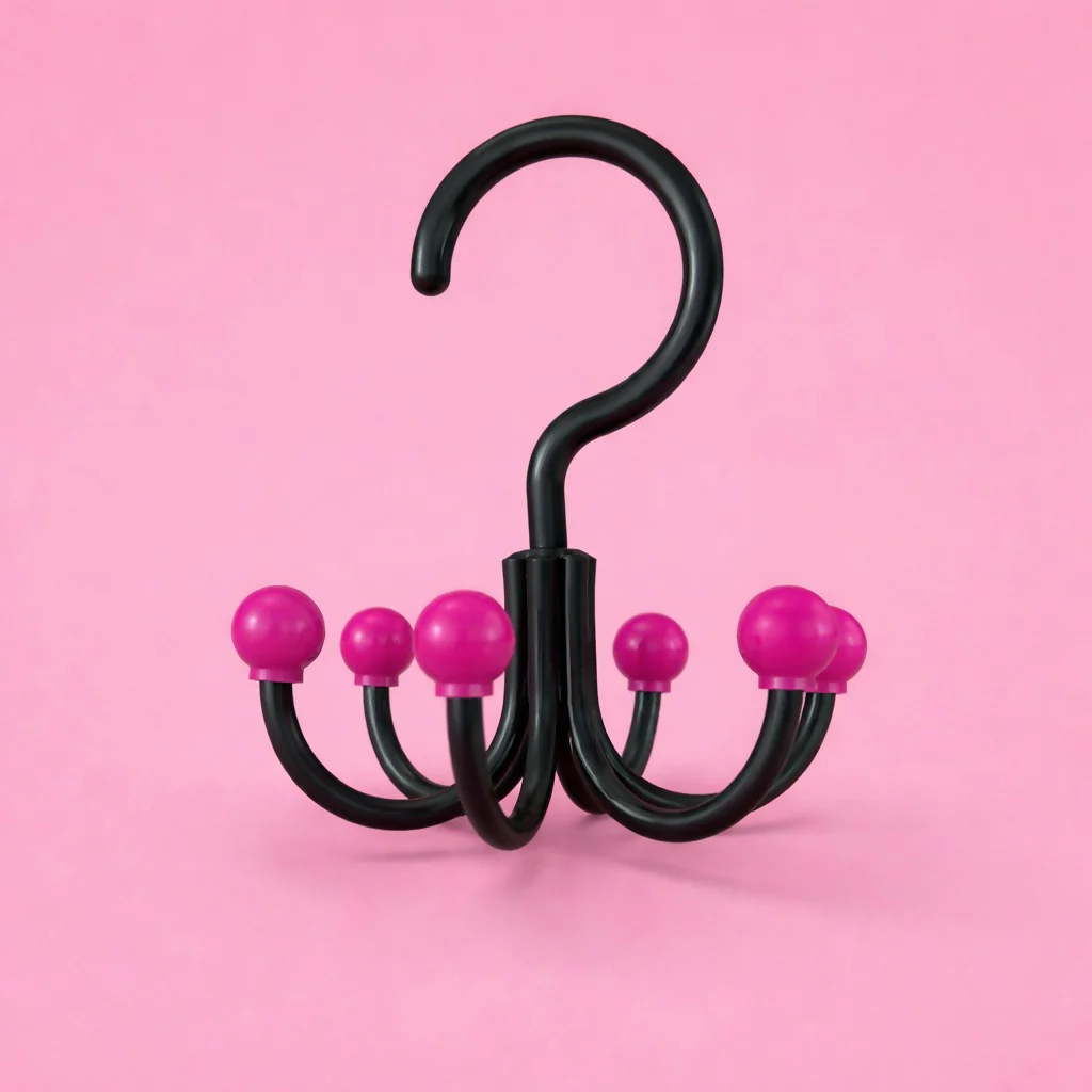 Multi Hook Hanging Organizer Rack for Keys, Accessories & Essentials - Image 3