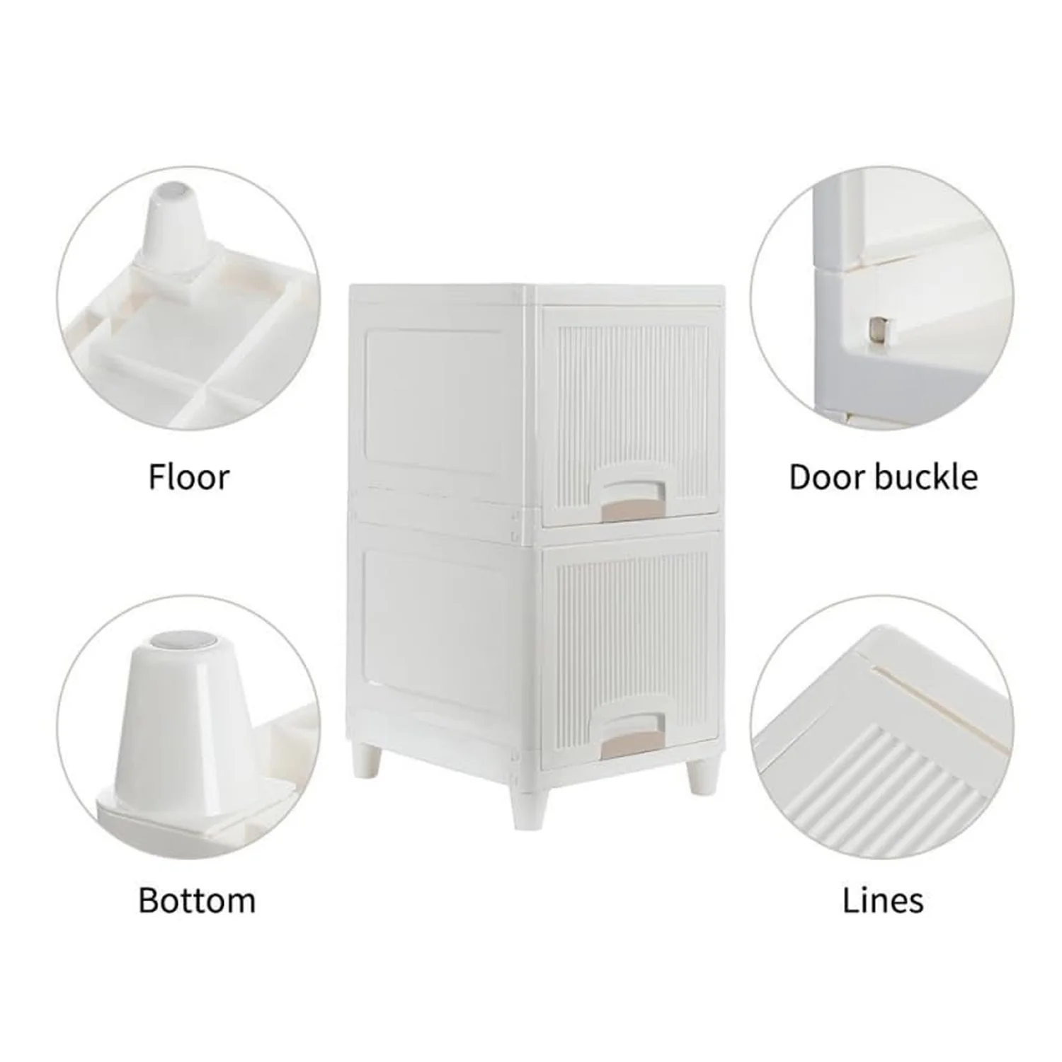 Multipurpose Wardrobe Storage Drawers (2 Layer) - Image 7