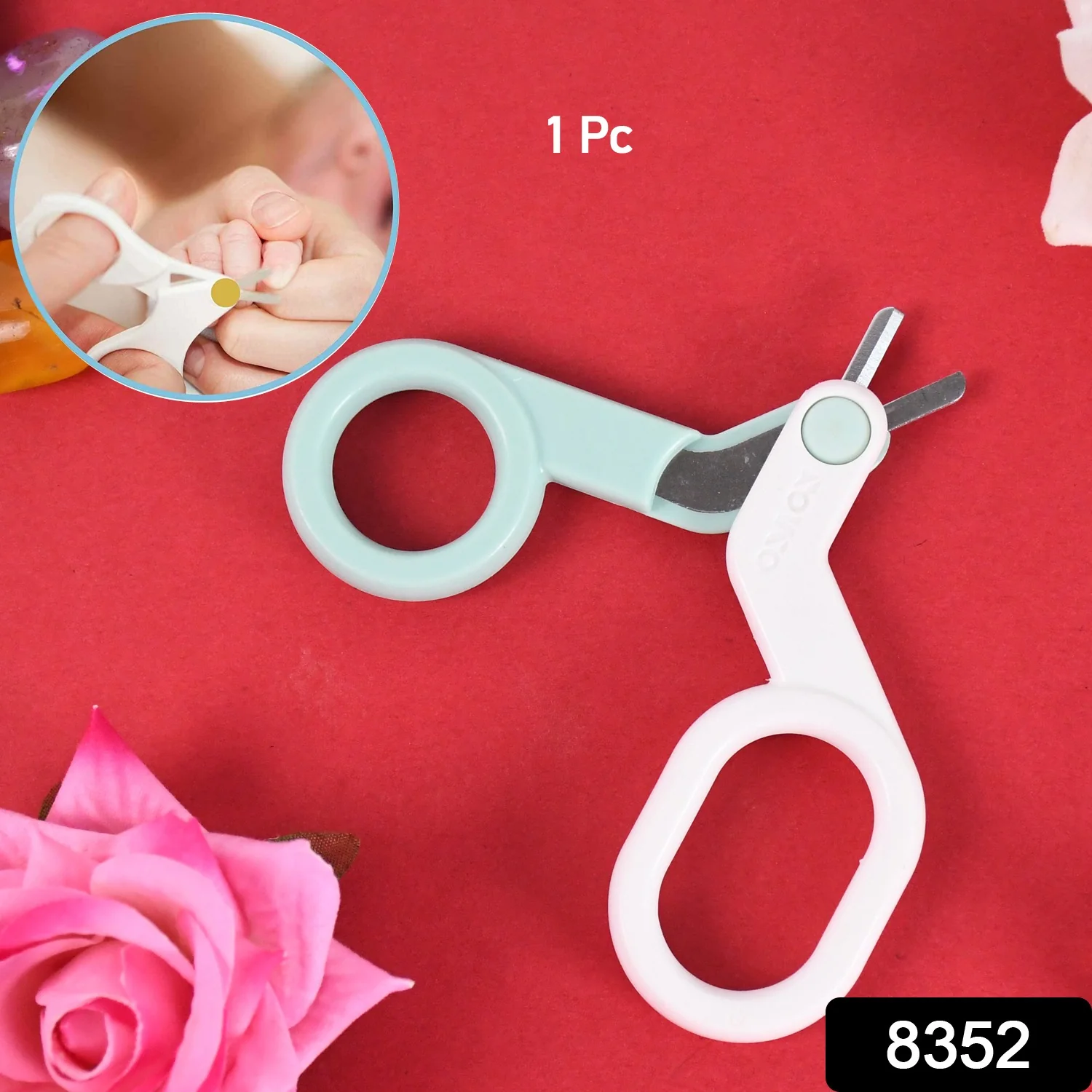 Baby Safety Nail Cutter Scissors for Safe Nail Clipping (1 Pc) - Image 2