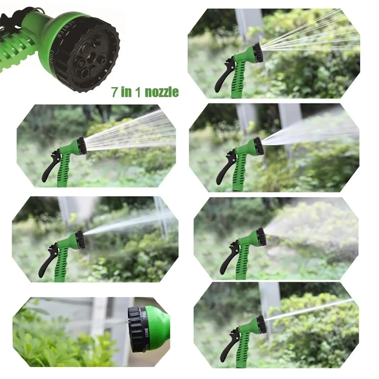 Multi-Pattern Garden Hose Spray Nozzle (1 Pc) - Image 8