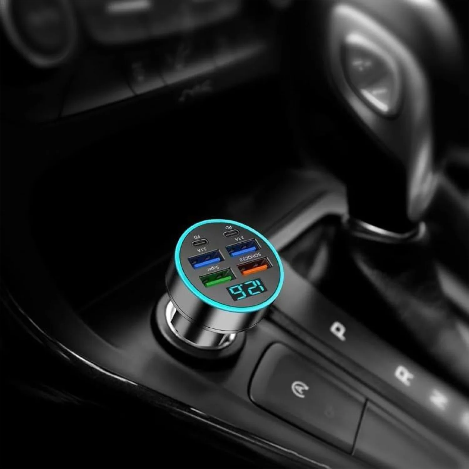 Multi-Port Fast Car Charger for 12V/24V Vehicles – 4-USB Smart Adapter - Image 8