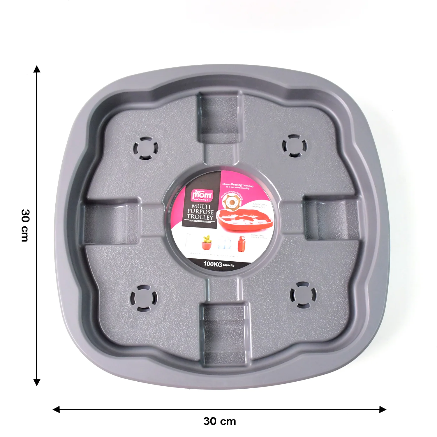 Supermom Plastic Multi Purpose Heavy Duty Gas Cylinder Trolley - Image 6