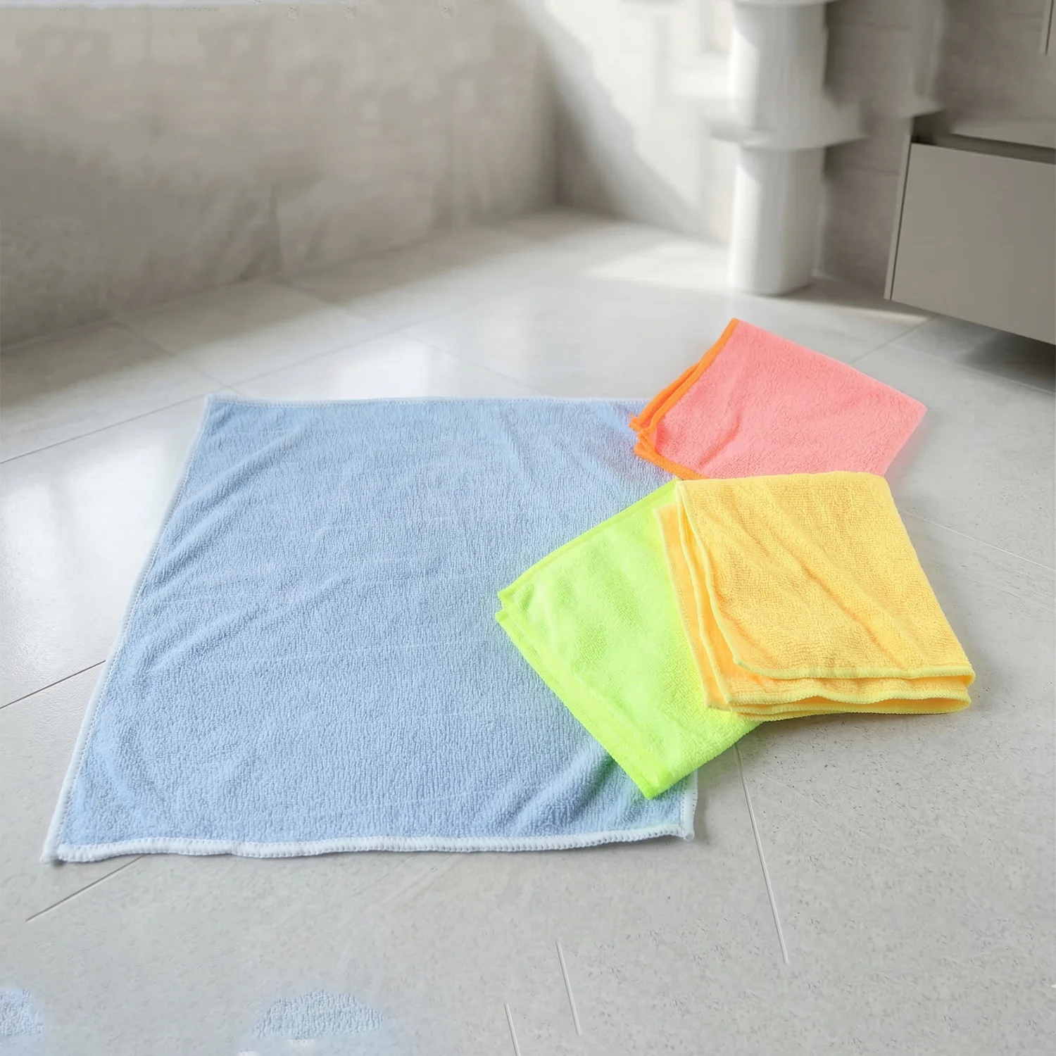 Multi-Purpose Microfiber Cleaning Cloth Set (4 Pc, 29x30 Cm) - Image 4