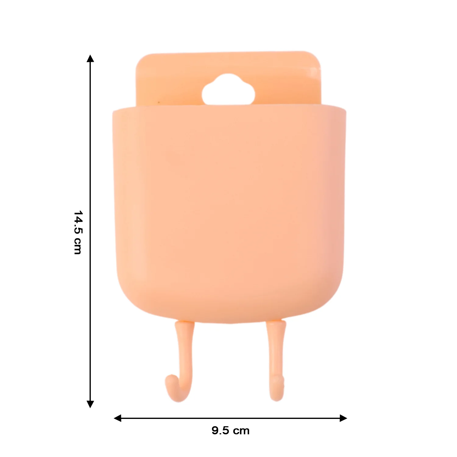 Multi-Purpose Plastic Wall Mounted Mobile Charging Holder Set (4 Pc) - Image 6