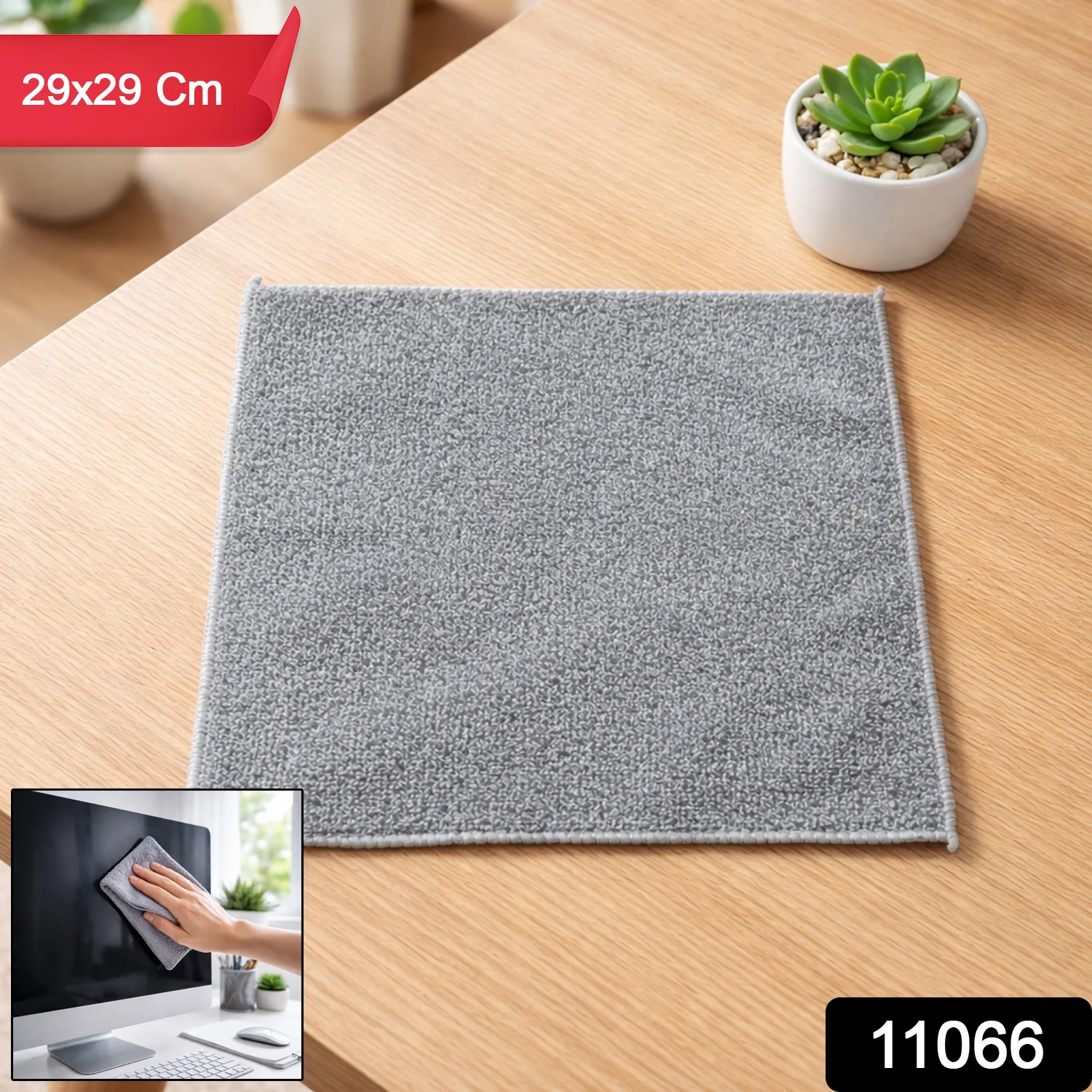 Multi Purpose Reusable Microfiber Cleaning Cloth 29x29 Cm (1 Pc) - Image 2