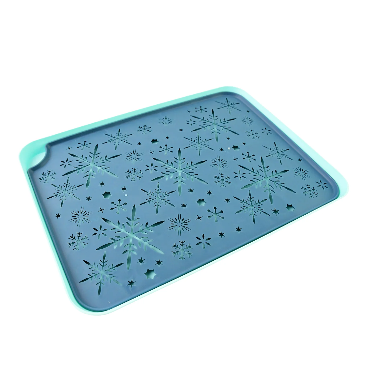 Multi-Purpose Snowflake Design Drain Tray for Kitchen Sink - Image 6